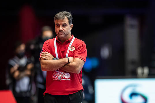 Ambros Martin, head coach of Russia