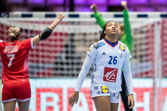 Pauletta Foppa of France looks dejected