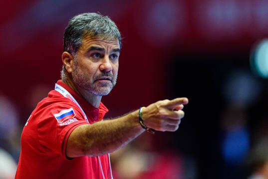 Ambros Martin, head coach of Russia