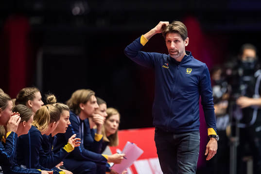 Tomas Axner, head coach of Sweden