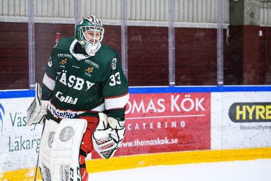 Väsbys målvakt Linus Ryttar