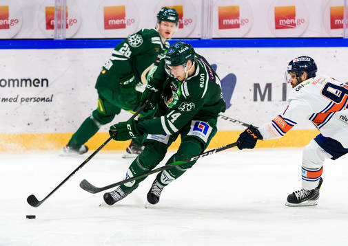 Färjestads Victor Ejdsell och Växjös Andrew Calof