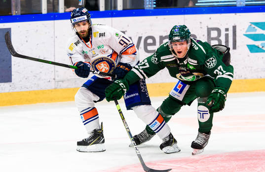 Växjös Andrew Calof och Färjestads Adam Ginning