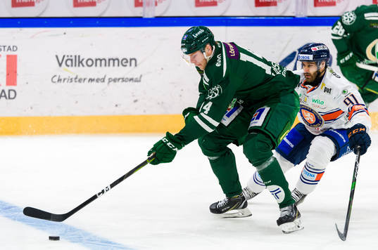 Färjestads Victor Ejdsell och Växjös Andrew Calof