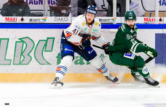Växjös Ludvig Nilsson och Färjestads Jesse Virtanen