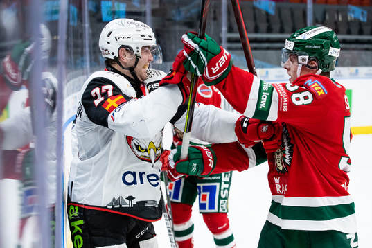 Malmö Redhawks Ponthus Westerholm och Frölundas Jesper