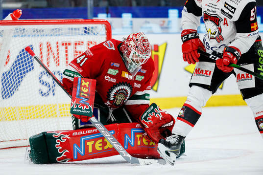 Frölundas målvakt Niklas Rubin