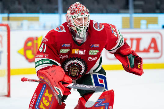 Frölundas målvakt Niklas Rubin