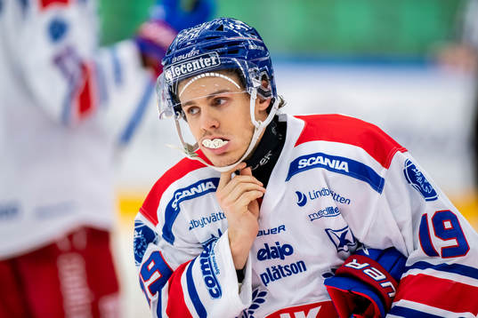 Oskarshamns Tyler Kelleher deppar