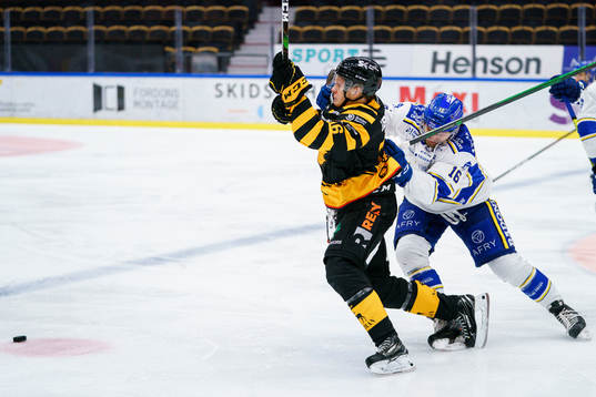Skellefteås Linus Lindström och Leksands Daniel Gunnarsson