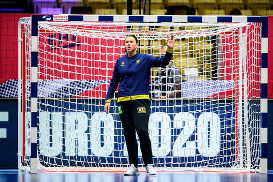 Goalkeeper Filippa Idehn of Sweden