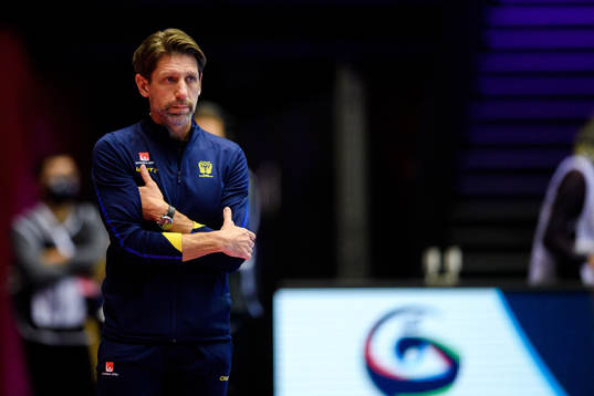 Tomas Axner, head coach of Sweden