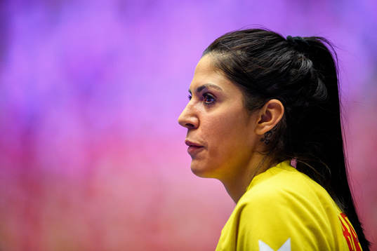 Goalkeeper Marta Batinovic  of Montenegro