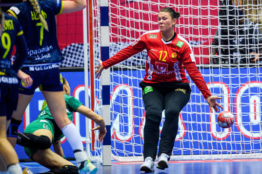during the EHF European Handball Championship match between