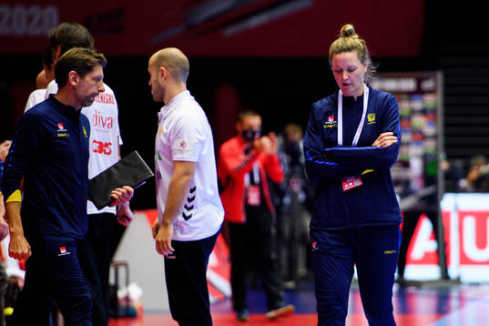 Tomas Axner, head coach and Johanna Wiberg, assistant coach