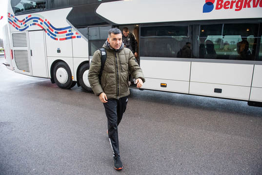 Kalmars Emin Nouri anländer