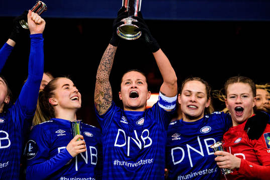 Sigrid Heien Hansen, Sherida Spitse, Andrine Tomter and