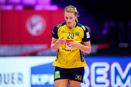 Isabelle Gullden of Sweden looks dejected