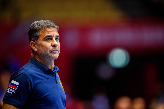 Ambros Martin, head coach of Russia