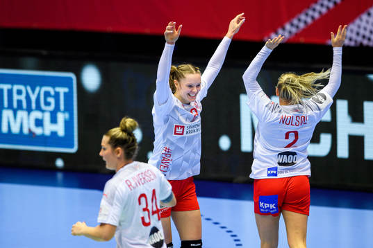 Anne Mette Hansen and Larke Nolsoe Pedersen of Denmark