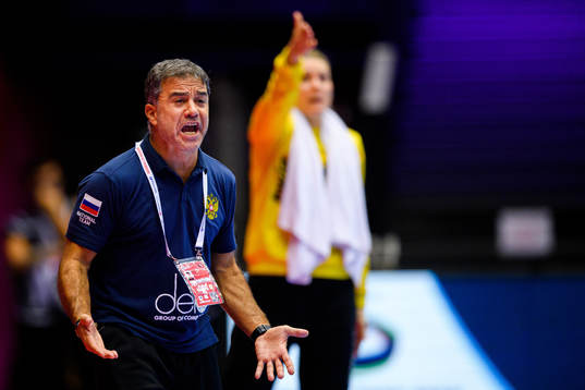 Ambros Martin, head coach of Russia