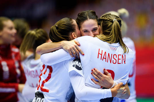Mie Enggrob Højlund , Line Haugsted and Anne Mette Hansen
