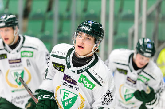 Färjestads Jacob Peterson jublar