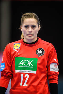 Goalkeeper Dinah Eckerle of Germany