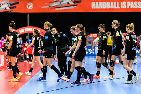 Players of Germany look dejected