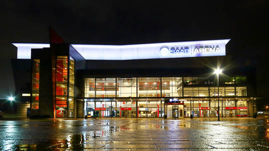 SAAB Arena före ishockeymatchen i SHL mellan Linköping