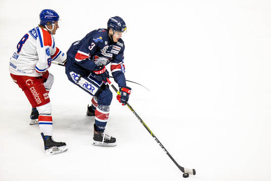 Oskarshamns Fredrik Olofsson och Linköpings William Worge