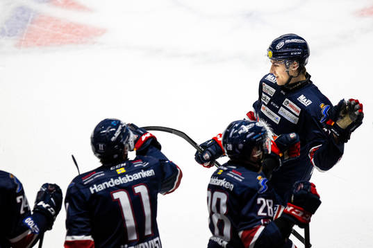 Linköpings Daniel Ljungman jublar