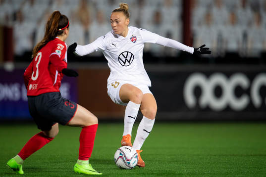 Rosengårds Hanna Bennison and Lanchkhti Nino Gujabidze