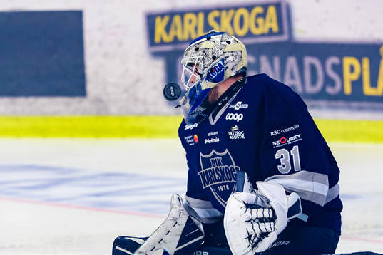 Karlskogas målvakt Tim Juel