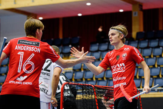 Storvreta Victor Andersson och Filip Eriksson jublar