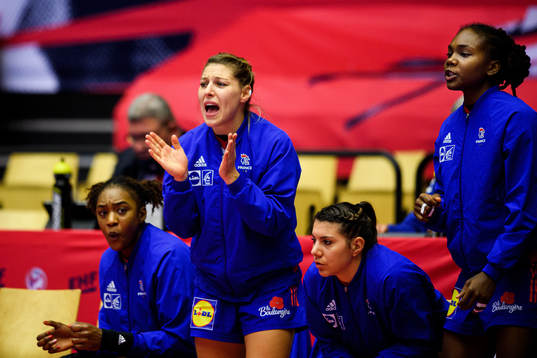 Players of France celebrate