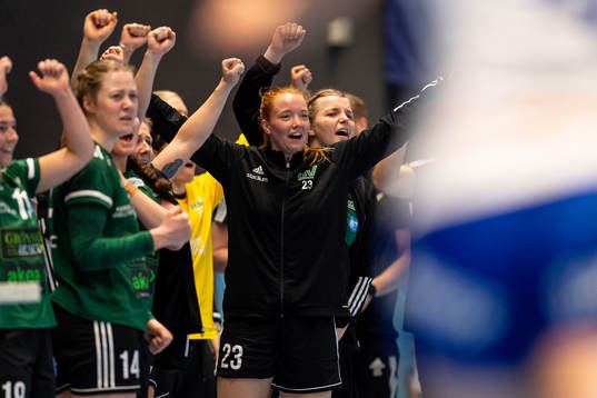Helsingborgs Annie Svensson jublar