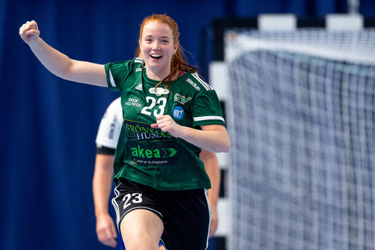 Helsingborgs Annie Svensson jublar