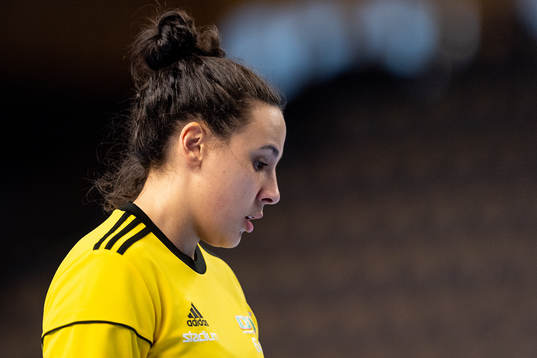 Helsingborgs målvakt Leila Melcher deppar