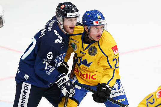 Niko Ojamaki of Finland and Lawrence Pilut of