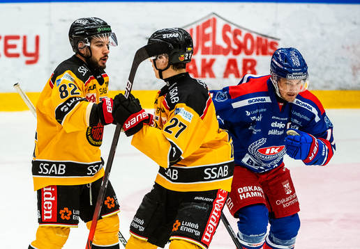 Luleås Chris Desousa jublar
