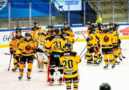 Luleås spelare jublar