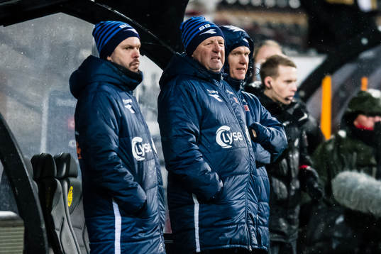 Bjarte Lunde Aarsheim, assistant coach, and Bjarne