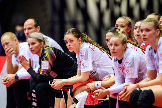 Kristina Jorgensen of Denmark look dejected