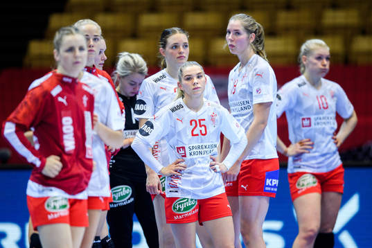 Kristina Jorgensen and Trine Ostergaard Jensen of Denmark
