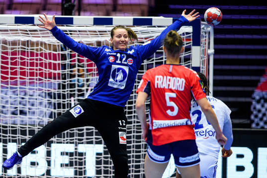 goalkeeper Silje Margaretha Solberg of Norway