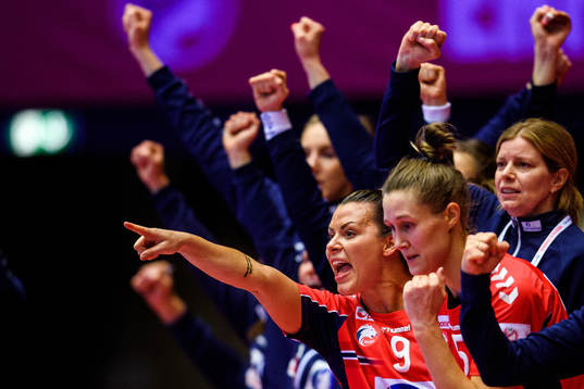 Nora Mørk of Norway reacts