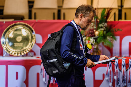 Thorir Hergeirsson, head coach of Norway and the the