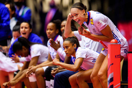 Beatrice Edwige of France celebrates