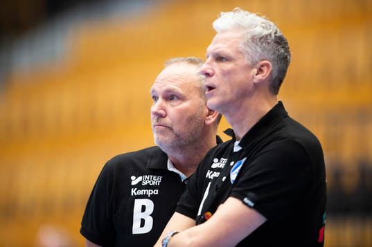Alingsås tränare Mikael Franzén och assisterande